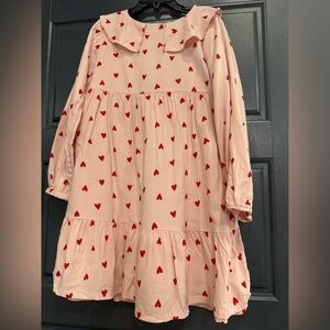 Tucker + Tate Pink Heart Pattern Kids Dress